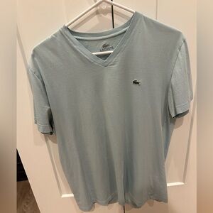 Lacoste Blue Short Sleeve Tee Classic Design